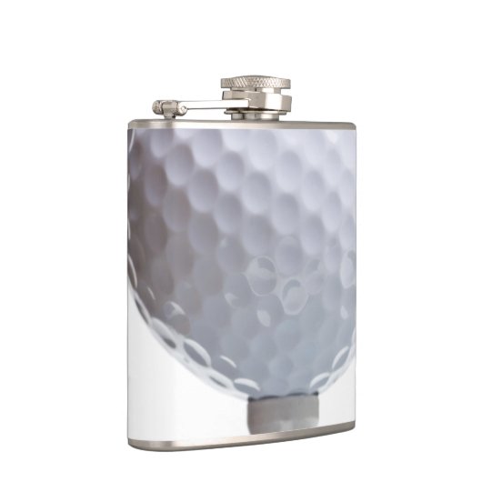 Golfball auf weißer flachmann (Rechts)