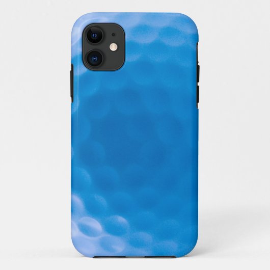 Golfball-Beschaffenheit bildet arktisches Blau Case-Mate iPhone Hülle (Rückseite)