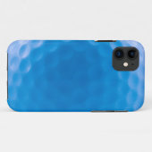Golfball-Beschaffenheit bildet arktisches Blau Case-Mate iPhone Hülle (Rückseite (Horizontal))