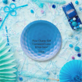 Golfball-Beschaffenheit bildet arktisches Pappteller (Party)