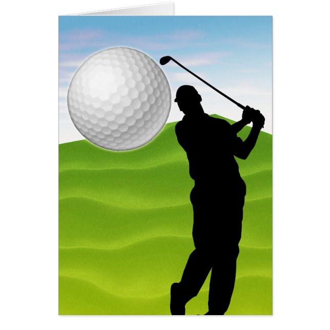 Golfball, der an Ihnen kommt (Vorne)