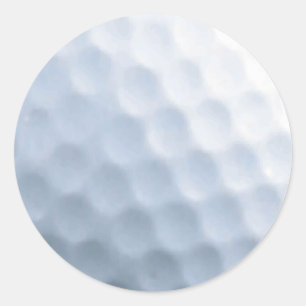 Golfball-Druck-Muster-Hintergrund Runder Aufkleber