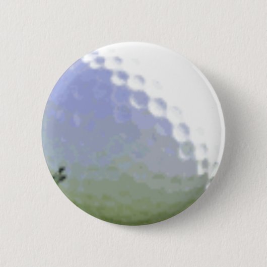 Golfball-Entwurf Button (Vorderseite)