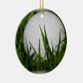 Golfball-Entwurfs-Verzierung Keramik Ornament (Rechts)
