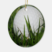 Golfball-Entwurfs-Verzierung Keramik Ornament (Links)