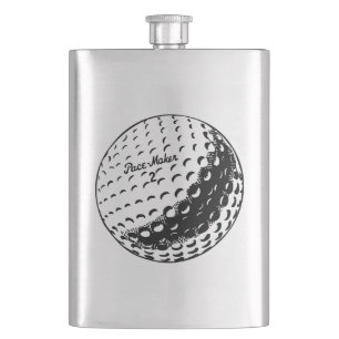 Golfball Flachmann
