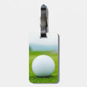 Golfball fügen Sie Ihren eigenen Text oder eine Mo Gepäckanhänger (Rückseite vertikal)