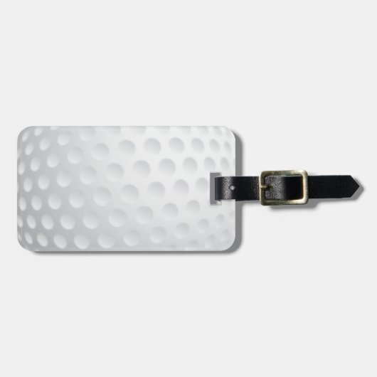 Golfball Gepäckanhänger (Vorderseite horizontal)