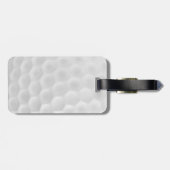 Golfball-Gepäckanhänger Gepäckanhänger (Rückseite horizontal)