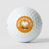 Golfball-Geschenkset für ihn oder sie zur Rentenpl Golfball (Vorderseite)