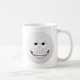 Golfball-Gesicht 2 Kaffeetasse