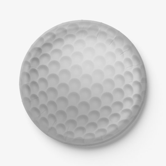 Golfball-Golf-Papierplatten Pappteller (Vorderseite)