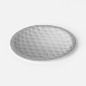 Golfball-Golf-Papierplatten Pappteller (Schrägansicht)