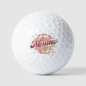 Golfball-Golfer-Geschenk von Monaco Golfball (Vorderseite)