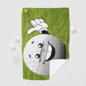 Golfball Golfhandtuch (Insitu)
