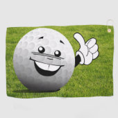 Golfball Golfhandtuch (Horizontal)
