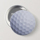 Golfball-Hintergrund kundengebundene Schablone Button (Vorne & Hinten)