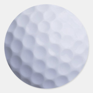 Golfball-Hintergrund kundengebundene Schablone Runder Aufkleber