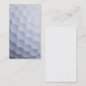 Golfball-Hintergrund kundengebundene Schablone Visitenkarte (Vorne/Hinten)