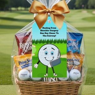 Golfball in Schlinge Lustige Schulteroperation Gut Geschenkanhänger