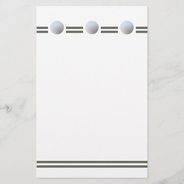 Golfball in Triplika (Vorderseite)