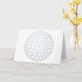 Golfball Karte (Gelbe Blume)