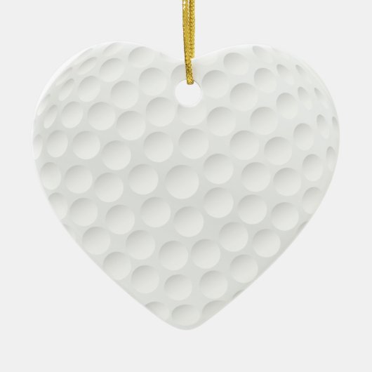 Golfball Keramikornament (Vorne)