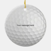 Golfball kundengerecht keramikornament (Hinten)