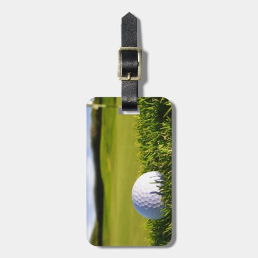 Golfball-Kurs Gepäckanhänger (Vorderseite vertikal)