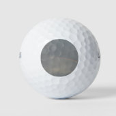 Golfball mit Foto Rainbow darauf (Vorderseite)