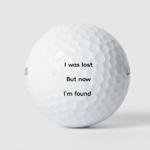 Golfball mit Fundbüro-Logo 