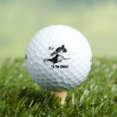 Golfball mit Hexe (Insitu T-Shirt)