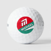Golfball mit individuelle Name Golf Balls (Vorderseite)