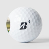 Golfball mit individuellem Foto und Textpersonalis (Logo)