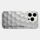 Golfball mit Personalisiertem Text Case-Mate iPhone Hülle (Rückseite (Horizontal))