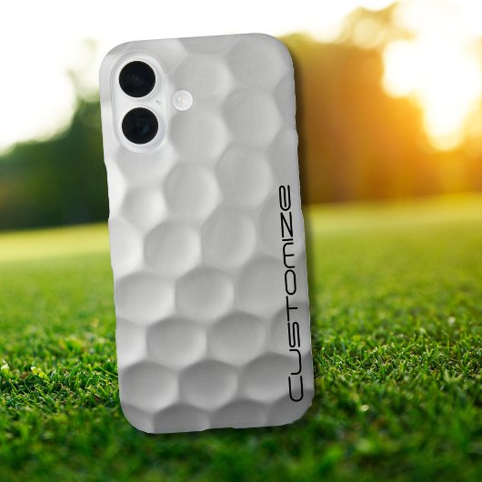 Golfball mit Personalisiertem Text Case-Mate iPhone Hülle