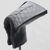 Golfball mit Personalisiertem Text Golf Headcover (3/4 Vorderseite)