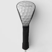 Golfball mit Personalisiertem Text Golf Headcover (Vorderseite)