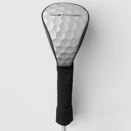 Golfball mit Personalisiertem Text Golf Headcover
