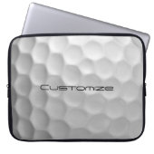 Golfball mit Personalisiertem Text Laptopschutzhülle (Vorderseite)