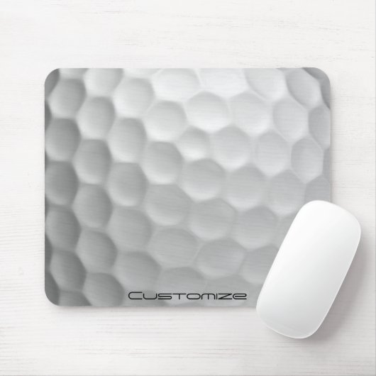 Golfball mit Personalisiertem Text Mousepad (Mit Mouse)