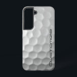 Golfball mit Personalisiertem Text Samsung Galaxy Hülle<br><div class="desc">Einzigartiges Design für den lässigen Golfer zum beruflichen im Herzen. Einzigartig und elegant,  wird dies Ihre Golffreunde beim nächsten Turnier oder der nächsten Ansammlung sicherlich beeindrucken. Passen Sie diesen Golf Ball mit dem Text Ihrer Wahl an.</div>