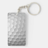 Golfball mit Personalisiertem Text Schlüsselanhänger (Rückseite)