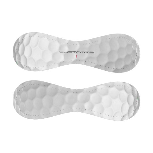 Golfball mit Personalisiertem Text und Nummer Baseball (Paneele)