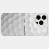 Golfball mit Personalisiertem Text und Nummer Case-Mate iPhone Hülle (Rückseite (Horizontal))