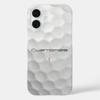 Golfball mit Personalisiertem Text und Nummer