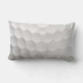 Golfball mit Personalisiertem Text und Nummer Lendenkissen (Rückseite)
