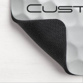 Golfball mit Personalisiertem Text und Nummer Mousepad (Ecke)