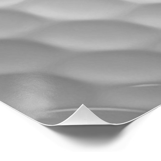 Golfball mit Personalisiertem Text und Nummer Poster (Ecke)