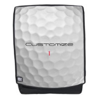 Golfball mit Personalisiertem Text und Nummer